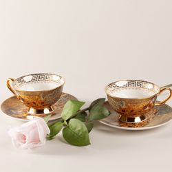 Retro & Modern Decor & Gifts - BONE CHINA TEACUPS "THE KISS" PAIR
$55.00