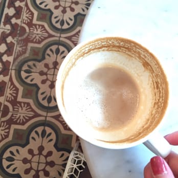 Dineen Coffee - Finished cappuccino and their lovely floor - Coffee & Tea Near Me - Toronto, Ontario Dineen Coffee - Finished cappuccino and their lovely floor - Coffee & Tea Near Me - Toronto, Ontario