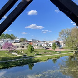 William G Stratton State Park - Overview on the bridge