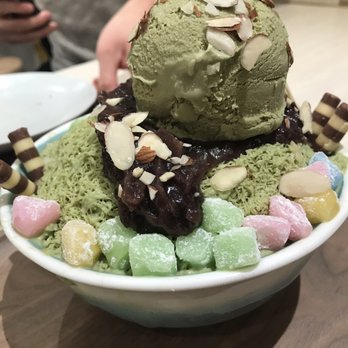 Cafe Auburndale - Green tea bingsoo - Coffee & Tea Near Me - Flushing, New York