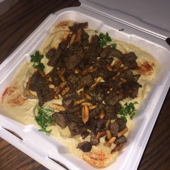 Mr Kebab - Hummus with meat - Mediterranean Near Me - Redlands, California Mr Kebab - Hummus with meat - Mediterranean Near Me - Redlands, California