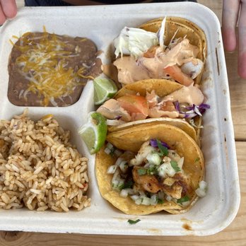Tacos Jalisco - fish and shrimp tacos - Food Trucks Near Me - Hilo, Hawaii