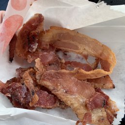  bacon in a paper wrapper