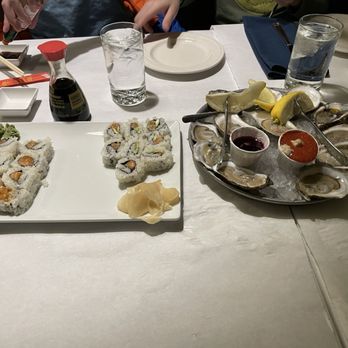 Providence Oyster Bar - Appy Hour oysters and maki rolls - Seafood Near Me - Providence, Rhode Island Providence Oyster Bar - Appy Hour oysters and maki rolls - Seafood Near Me - Providence, Rhode Island