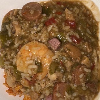 Hyman's Seafood - Low country Gumbo over Red Rice - Seafood Near Me - Charleston, South Carolina Hyman's Seafood - Low country Gumbo over Red Rice - Seafood Near Me - Charleston, South Carolina
