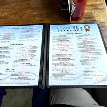 Ocean Bleu At Gino's - Menu - Seafood Near Me - Newport, Oregon Ocean Bleu At Gino's - Menu - Seafood Near Me - Newport, Oregon