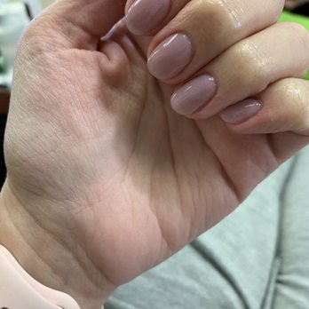 M & T Nail - Perfectly shaped dip manicure! - Nail Salons Near Me - Newton, Massachusetts