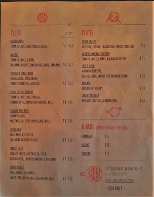 Menu photo 8 Santa Panza Brooklyn, NY