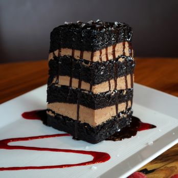 Burtons Grill & Bar - Seven-Layer Chocolate Cake - New American Near Me - Wayne, Pennsylvania