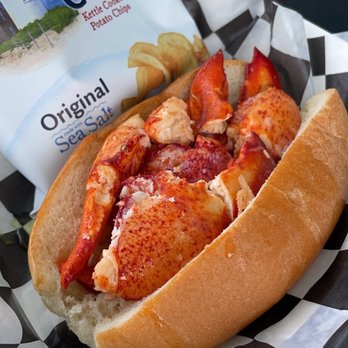 Black Cat Harbor Shack - Hot buttered lobster roll - Seafood Near Me - Hyannis, Massachusetts