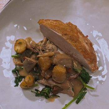 Restaurant Gish - Hay Smoked Chicken Entree (2) - New American Near Me - Santa Clara, California Restaurant Gish - Hay Smoked Chicken Entree (2) - New American Near Me - Santa Clara, California