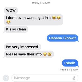 Armor Auto Detailing - My fiancé seeing the car for the first time to move it back into our parking space. - Auto Detailing Near Me