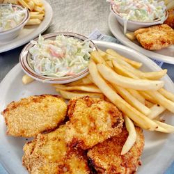 Brownie's Café - Fried Cod Fish