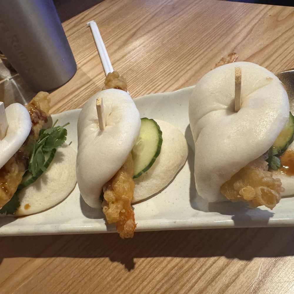 Shrimp Tempura Bao Bun Shrimp Tempura Bao Bun