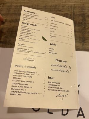 Menu photo 5 Ol' Days Tribeca, NY