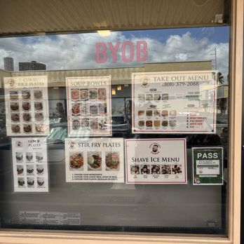 Build Your Own Ramen - Out front window! You can bring your own booze! - Ramen Near Me - Aiea, Hawaii