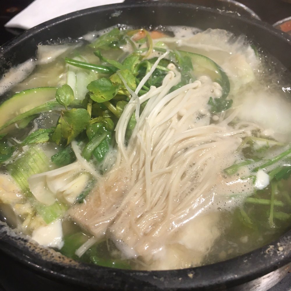 Dae Jang Keum - Codfish stew (it also had shrimp and clams) - Korean Near Me - Novi, Michigan Dae Jang Keum - Codfish stew (it also had shrimp and clams) - Korean Near Me - Novi, Michigan