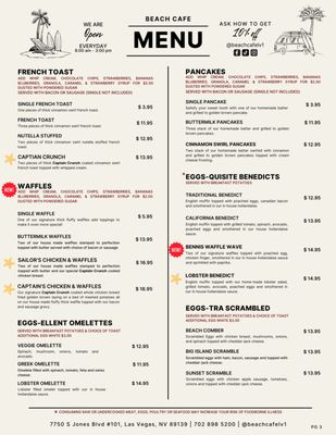 Menu photo 5 Beach Cafe Las Vegas, NV Menu photo 5 Beach Cafe Las Vegas, NV