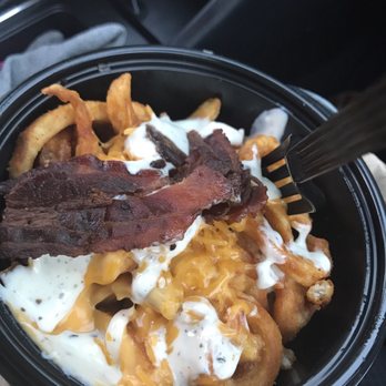 Arby's - Cheese fries, ironically there's bacon ‍ - Fast Food Near Me - Lindenhurst, New York