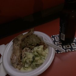 Hitchin'post Tavern - Potluck meal. Wonderful!!!