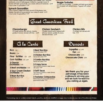 Miguelito's Mexican Restaurant - the menu - Mexican Near Me - Krum, Texas Miguelito's Mexican Restaurant - the menu - Mexican Near Me - Krum, Texas