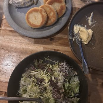 Osteria Il Muro - Pesto Modenese (top) and Baby Lettuces (bottom) - Italian Near Me - Denton, Texas