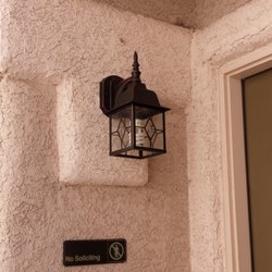 D & J Services - New front door light. Pretty