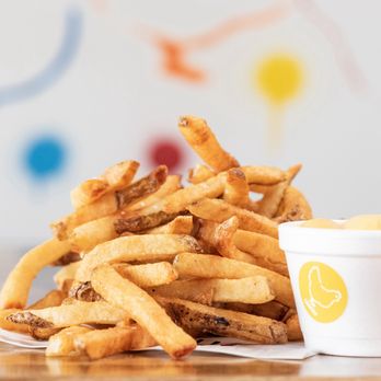 Fry the Coop - Double fried Beef Tallow fries, served with pipping hot Cheddar Cheese Sauce. - Chicken Shop Near Me - Chicago, Illinois