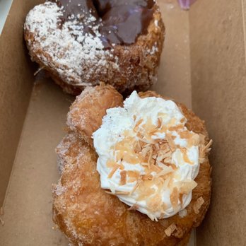 Parlor Doughnuts - This is what was left. Didn't get a chance to snap a photo of mine...that good huh! - Donuts Near Me - Oceanside, California Parlor Doughnuts - This is what was left. Didn't get a chance to snap a photo of mine...that good huh! - Donuts Near Me - Oceanside, California