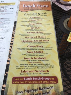 Menu photo 6 Hightopps Backstage Grille Lutherville-Timonium, MD Menu photo 6 Hightopps Backstage Grille Lutherville-Timonium, MD