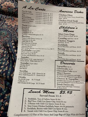 Menu photo 1 La Enchilada Woodville, TX Menu photo 1 La Enchilada Woodville, TX