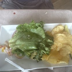 Lakeside Bar & Grill - Lettuce was brown and bigger than my plate on my burger