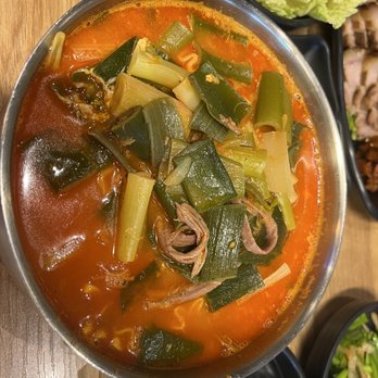 Yuk Dae Jang - Yuk Gae Jang with custom made ramyun - Korean Near Me - Los Angeles, California Yuk Dae Jang - Yuk Gae Jang with custom made ramyun - Korean Near Me - Los Angeles, California