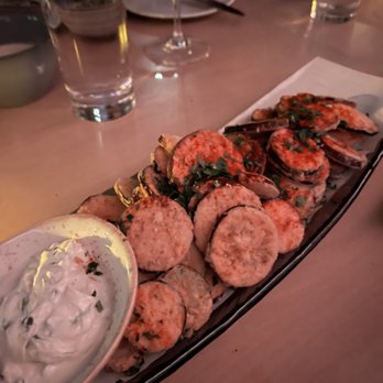 LÝRA - Crispy Zucchini & Eggplant - Greek Near Me - Chicago, Illinois