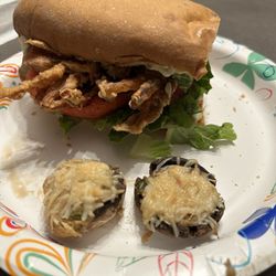 Randall's Captain Avery Seafood and Specialty Meats - Soft shell crab and crab stuffed mushrooms