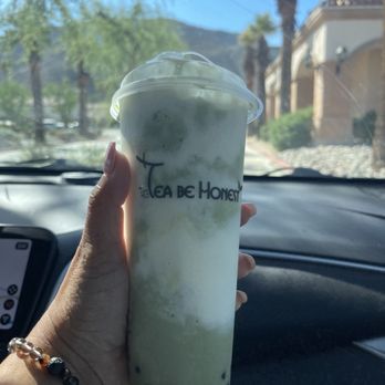 Tea Be Honest - Matcha green tea milk tea with boba - Coffee & Tea Near Me - Palm Desert, California Tea Be Honest - Matcha green tea milk tea with boba - Coffee & Tea Near Me - Palm Desert, California