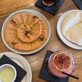 The Olive Restobar - spicy hummus, passion fruit margarita - Mediterranean Near Me - Downey, California The Olive Restobar - spicy hummus, passion fruit margarita - Mediterranean Near Me - Downey, California
