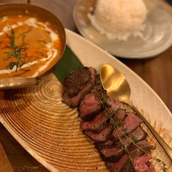 Nara Thai Kitchen - Gang panang (filet mignon) - yum! Panang does have a spicy kick. Rice was also included. - Thai Near Me - Irvine, California Nara Thai Kitchen - Gang panang (filet mignon) - yum! Panang does have a spicy kick. Rice was also included. - Thai Near Me - Irvine, California