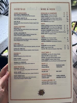 Menu photo 1 Gumbo Limbo Naples, FL