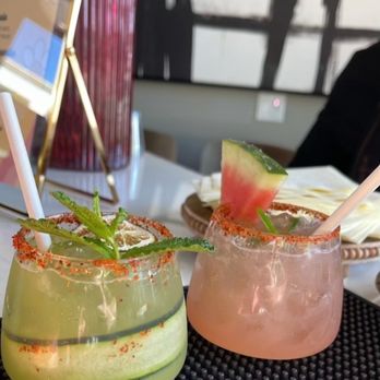 Otra Ronda Mobile Bartending - Cucumber margarita and watermelon margarita - Bartenders Near Me Otra Ronda Mobile Bartending - Cucumber margarita and watermelon margarita - Bartenders Near Me