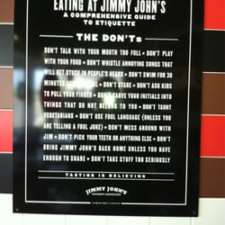 Jimmy John's - Don't taunt vegetarians (good veggie sandwiches found here).