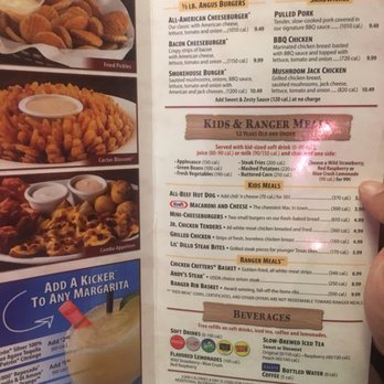 Texas Roadhouse - Menu as of 05/2018 - Barbeque Near Me - Denver, Colorado Texas Roadhouse - Menu as of 05/2018 - Barbeque Near Me - Denver, Colorado