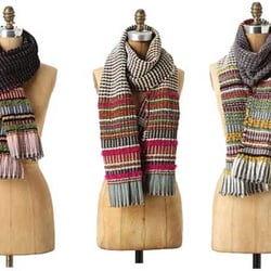 Domus Unaffected Living - Hand-loomed scarves. 10/2011