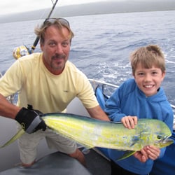 Captain T Charters of Molokai - Way to Go Dawson!
