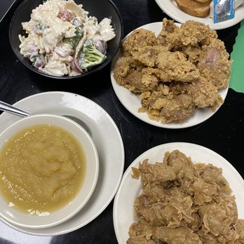 Chicken Place - Chicken liver and heart? Deep fried yummy. Apple sauce 5/5 - Salad Near Me - Ireland, Indiana Chicken Place - Chicken liver and heart? Deep fried yummy. Apple sauce 5/5 - Salad Near Me - Ireland, Indiana
