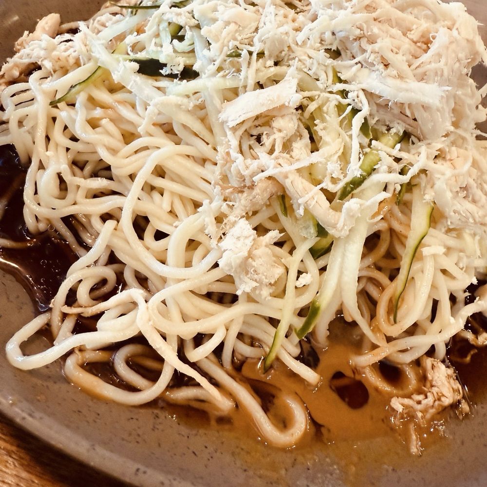 Liang's Village - Cold Peanut Noodle with Shredded Chicken - Taiwanese Near Me - Cupertino, California Liang's Village - Cold Peanut Noodle with Shredded Chicken - Taiwanese Near Me - Cupertino, California