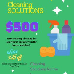 Aroc Cleaning Solution - Save 15% on your move out cleaning when you mention this add-on yelp.