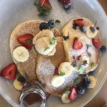 Everyday Eatery - Ricotta hot cakes. They look prettier than they tasted. :( - Cafes Near Me - Irvine, California Everyday Eatery - Ricotta hot cakes. They look prettier than they tasted. :( - Cafes Near Me - Irvine, California