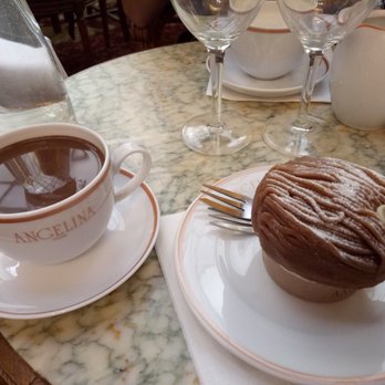 Angelina - Chocolat chaud (à l'Africain) et le Mont Blanc. - Breakfast & Brunch Near Me - Paris, 75 Angelina - Chocolat chaud (à l'Africain) et le Mont Blanc. - Breakfast & Brunch Near Me - Paris, 75