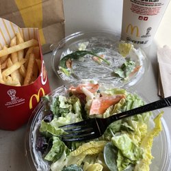 McDonald's - Side salad w/ ranch and medium fries